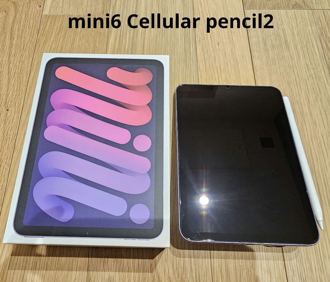 iPad mini 第6世代 64GBセルラーモデル+Apple Pencil2