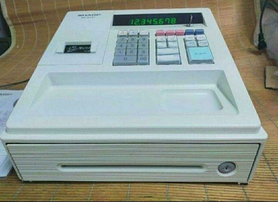 シャープレジスター　XE-A147　PC連携売上管理フル設定無料　292909