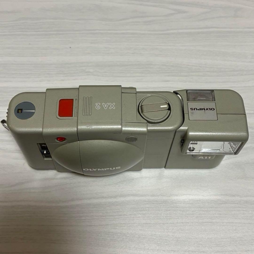 Lucy OLYMPUS XA2 グレー 希少カラー +Flash A11