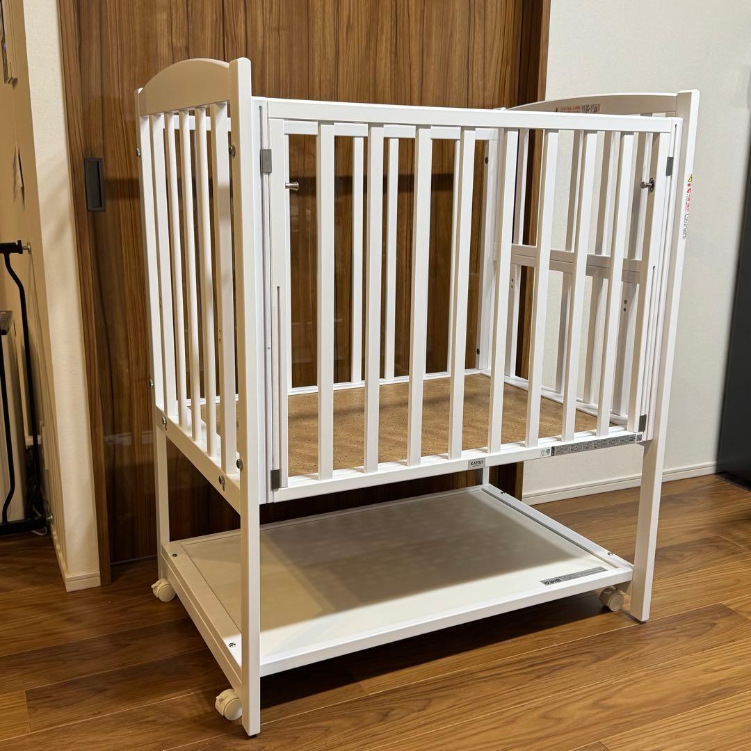 カトージ KATOJI ミニベッド ツーオープン（ホワイト） 02911