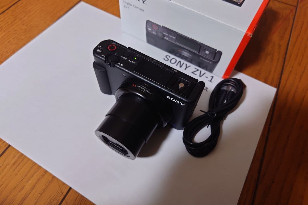 SONY ZV-1 VLOGCAM デジタルカメラ 美品 4K 液晶保護フィルム