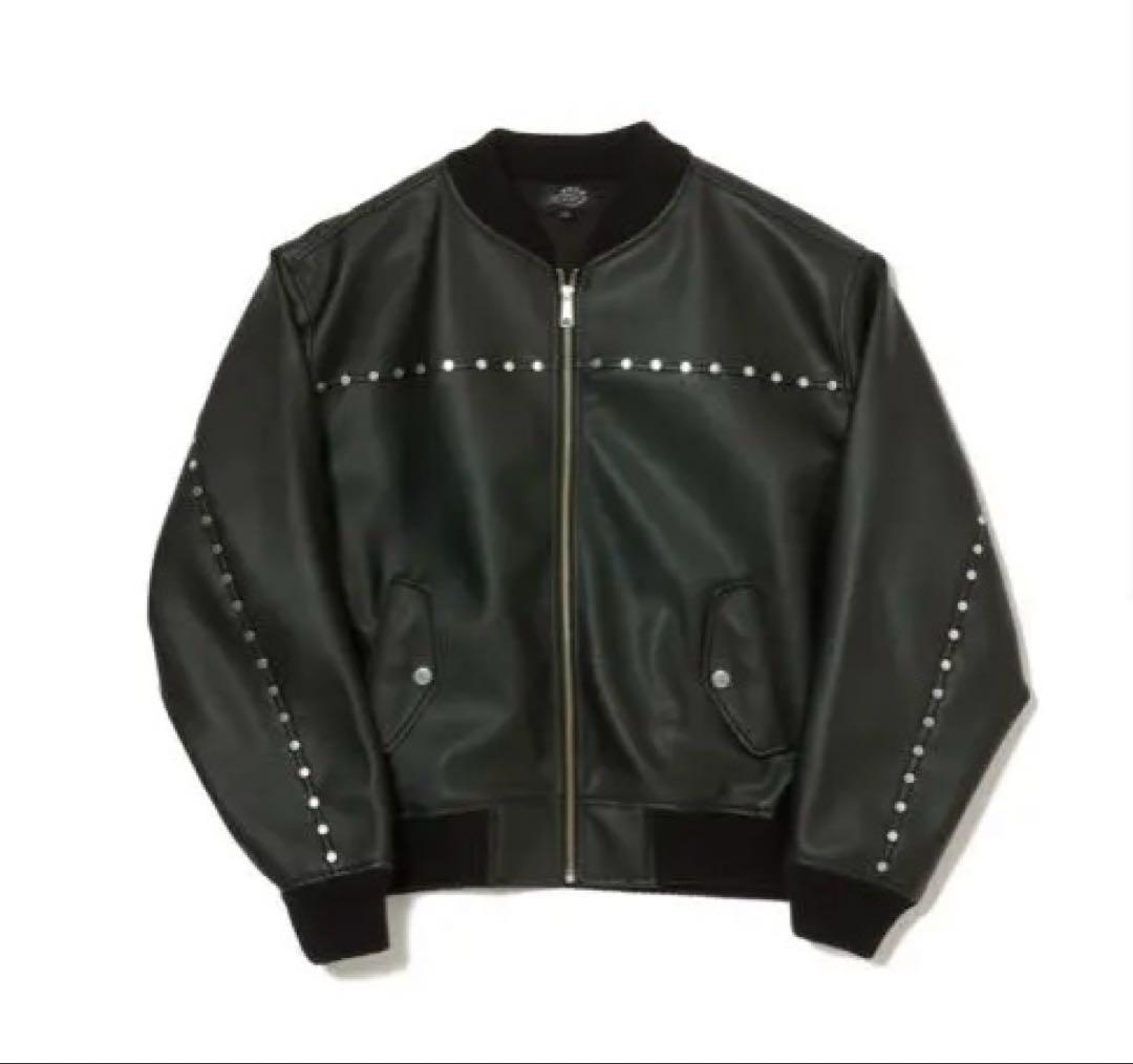 ジャケット・アウター afb STUDDED BOMBER JACKET M