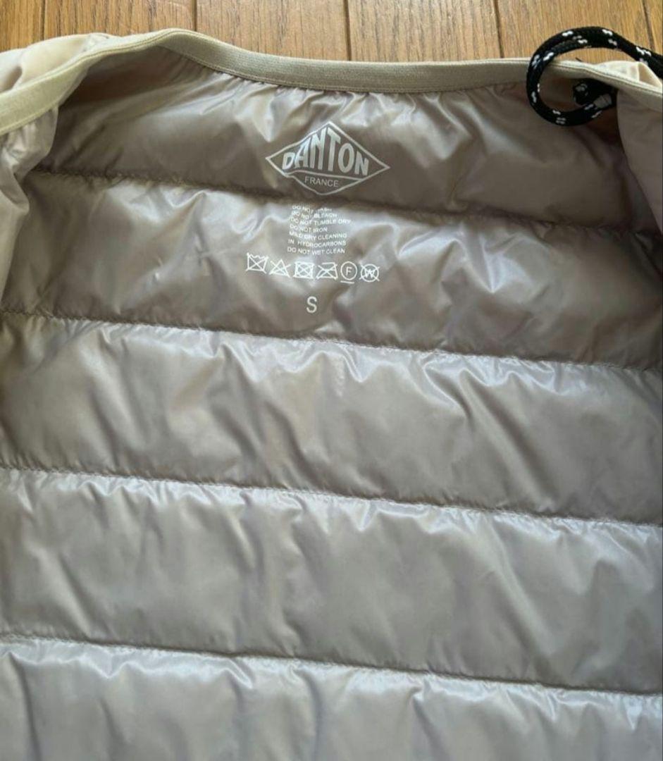 DANTON /ダントン　クルーネック インナーダウン ジャケット