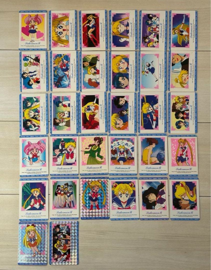 セーラームーンカードダス　300枚越え（被りあり）
