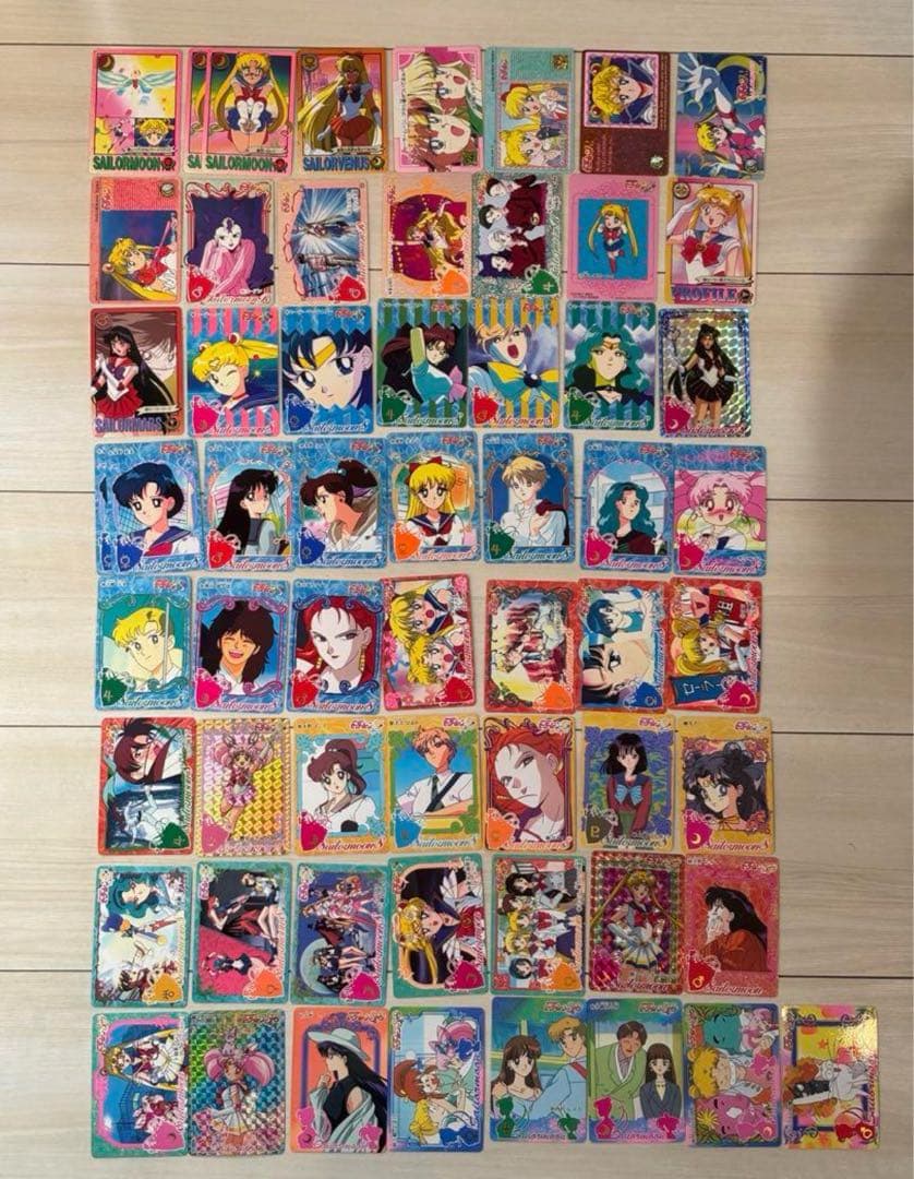 セーラームーンカードダス　300枚越え（被りあり）