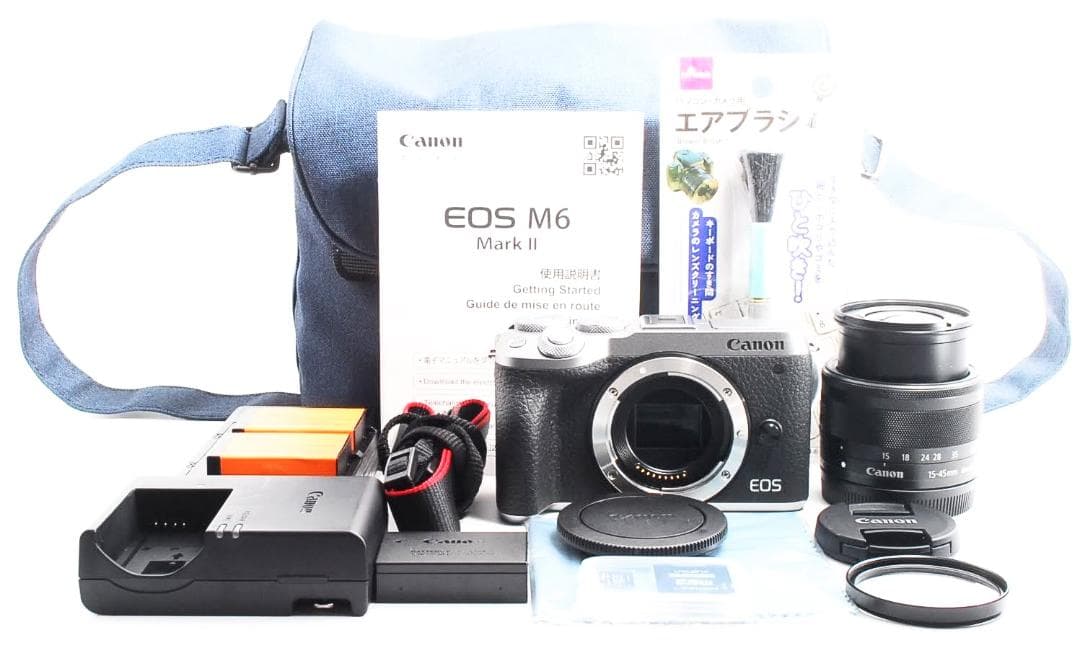 Canon EOS M6 Mark II✨美品✨ミラーレスカメラ　スマホ転送