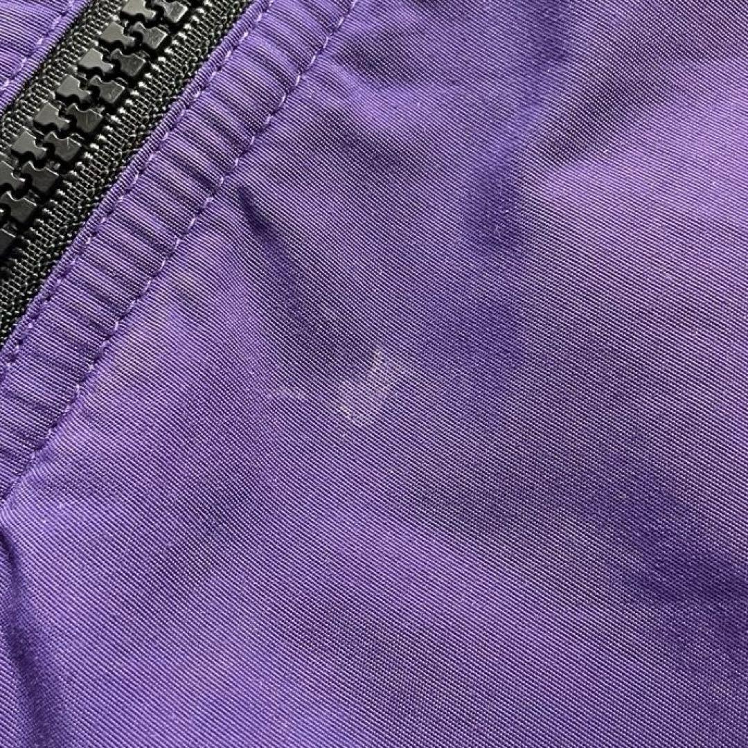 90s Eddie Bauer warm-up jacket purple 短丈