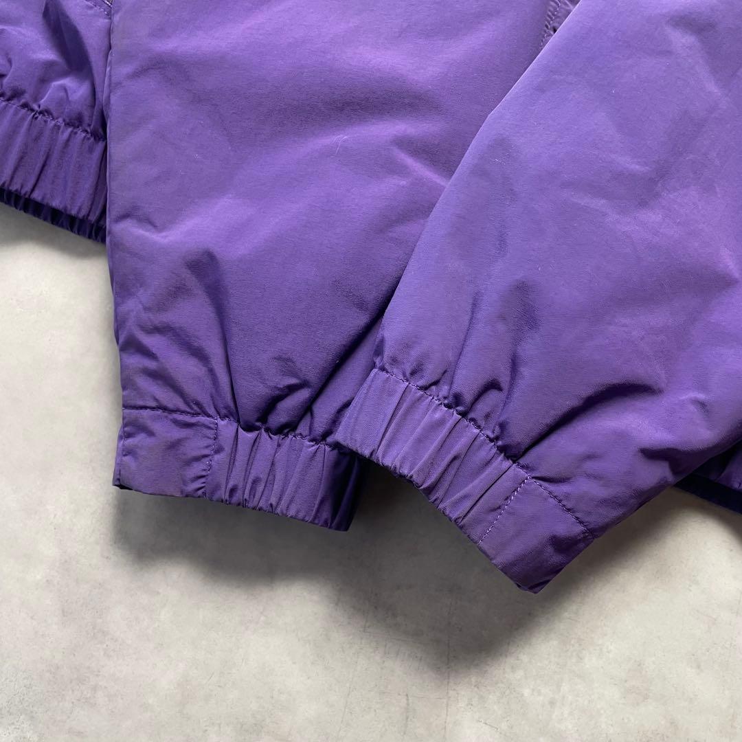 90s Eddie Bauer warm-up jacket purple 短丈