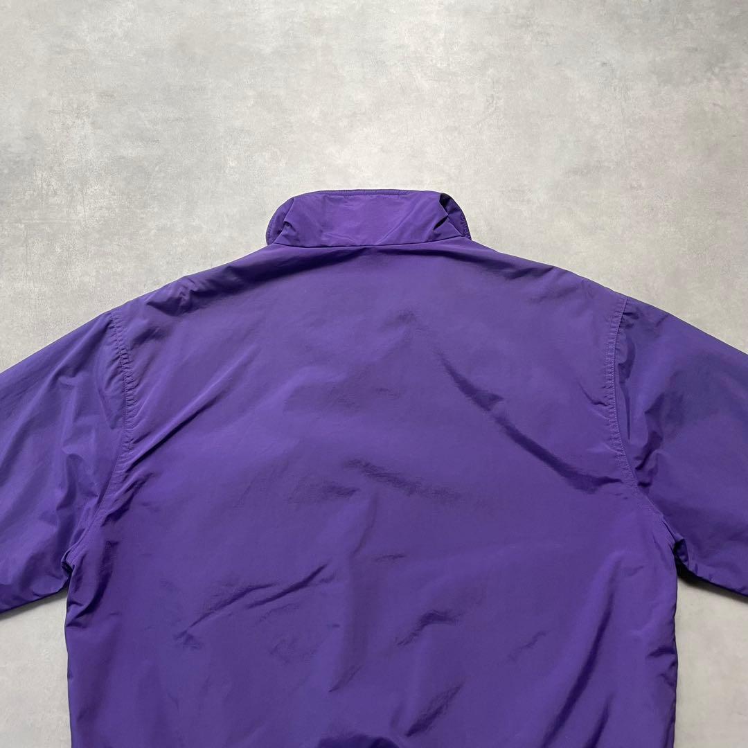 90s Eddie Bauer warm-up jacket purple 短丈