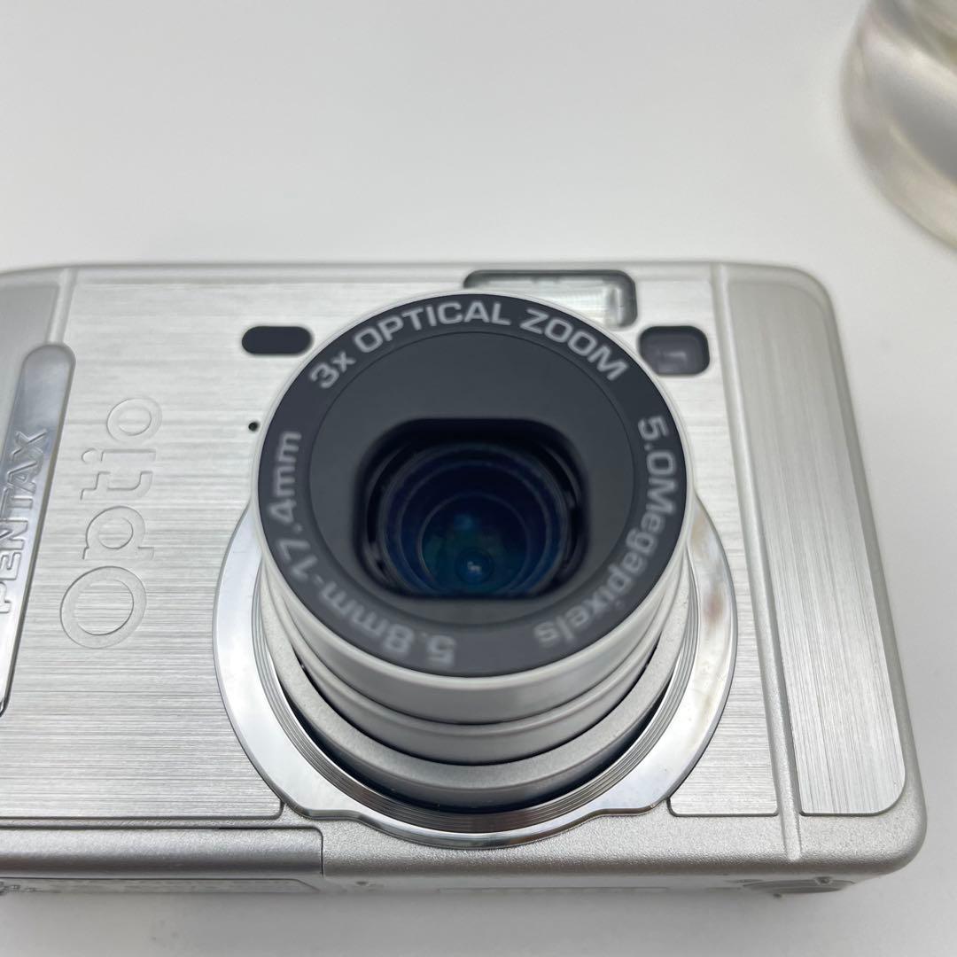 動作確認済✨PENTAX Optio s50✨スマホ転送OK 単三電池 可愛い♪