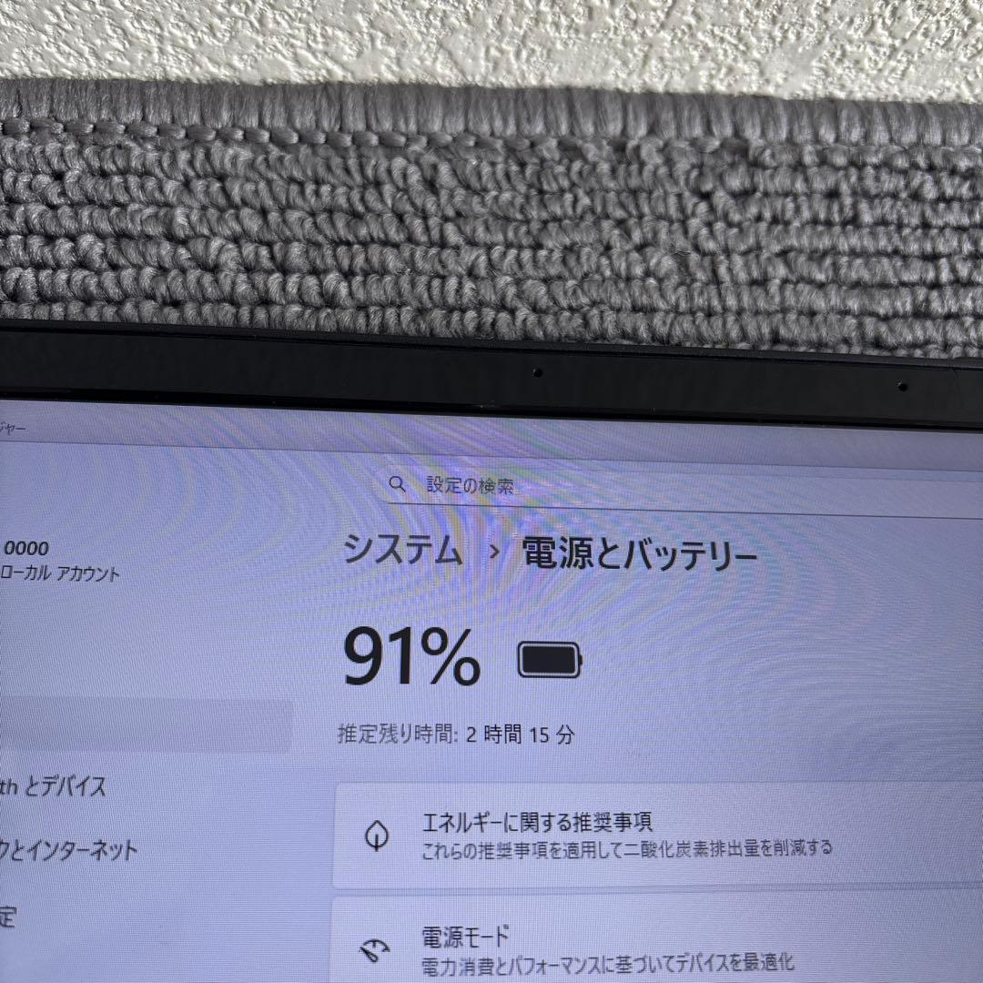 富士通lifebook NH90/E2 i7-10750H メモリ8GB 顔認証