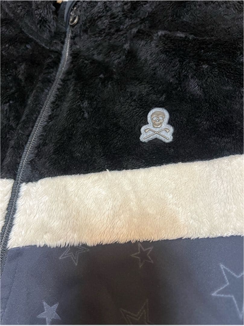 マーク＆ロナ ファー素材 ジップアップジャケット L