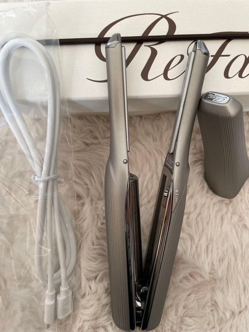 ReFa フィンガーアイロン　ST6 ダークシルバー　河北