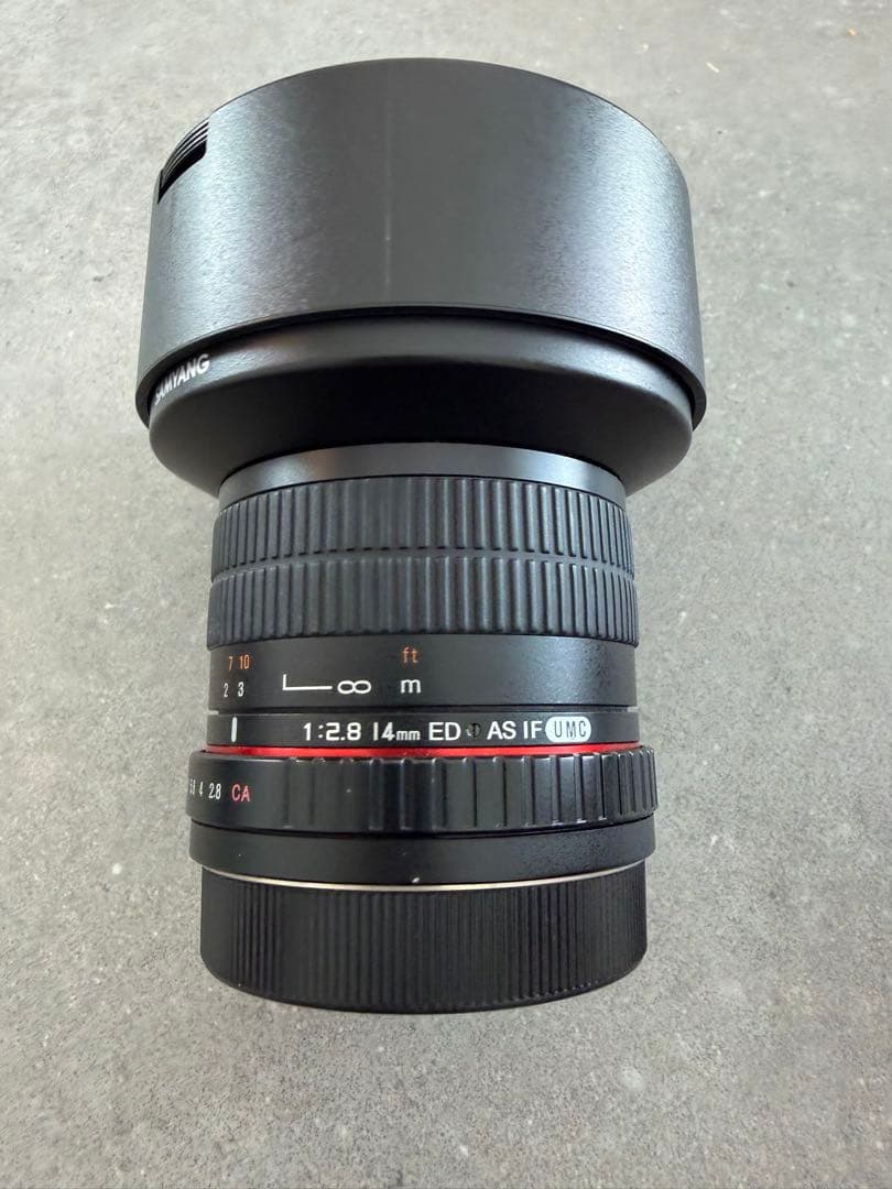 【星空撮影に】SAMYANG 14mm F2.8 Canon用 超広角レンズ美品