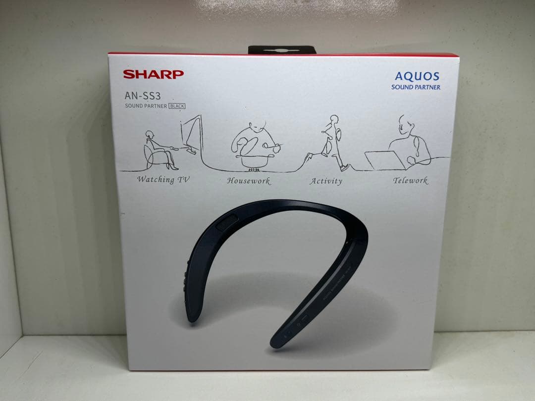 SHARP an-ss3 ネックスピーカー ブラック
