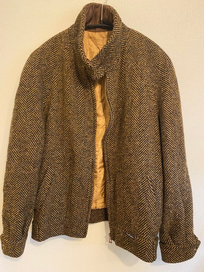 Tama ピエールカルダン　ヘリンボーン柄 ジップアップジャケット