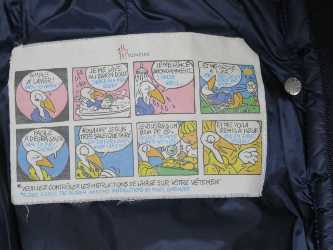 百貨店購入　美品　モンクレール　エルミンヌ　サイズ2 ネイビー