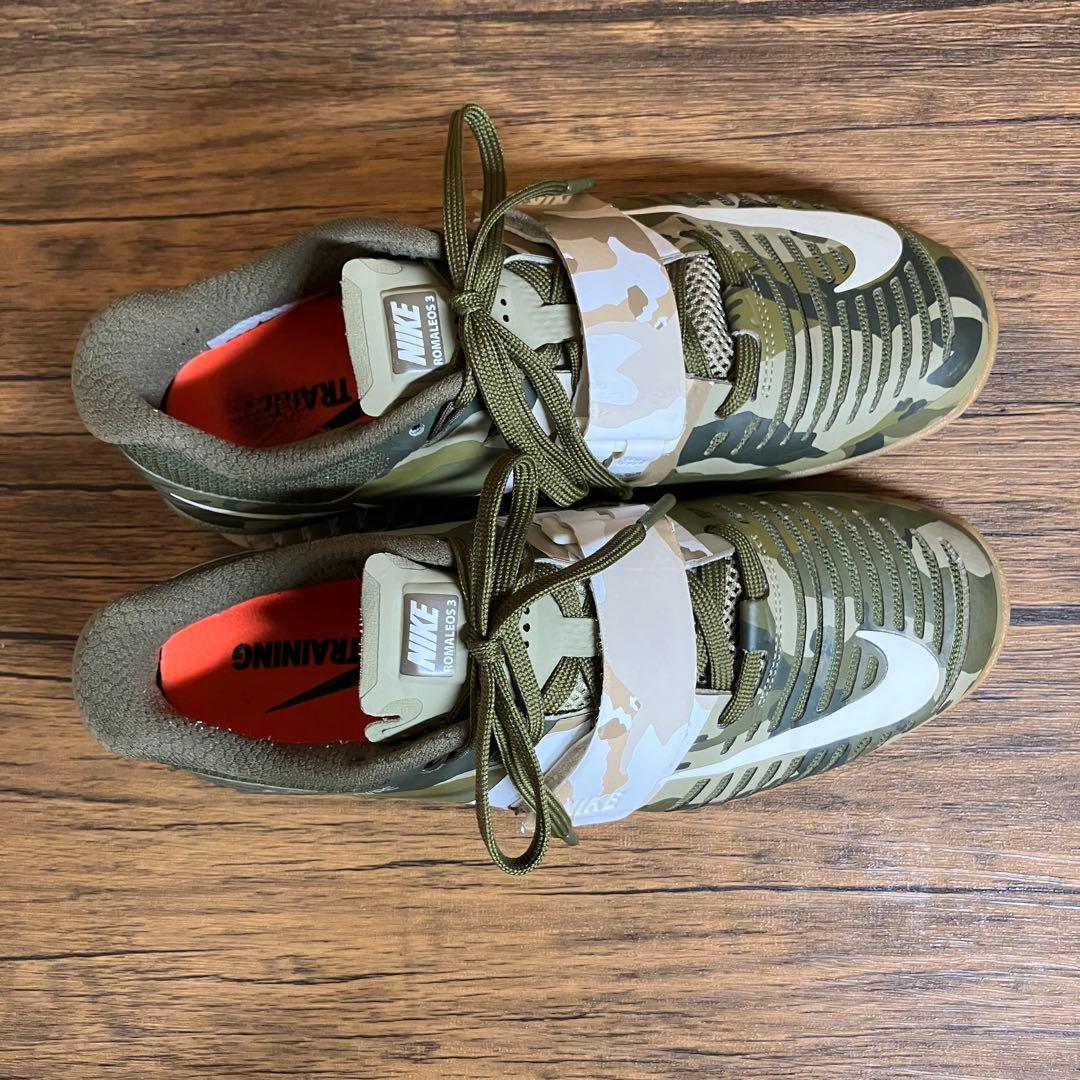 （K25899）★美品★ ナイキ ROMALEOS 3 24.5㎝ カモフラ