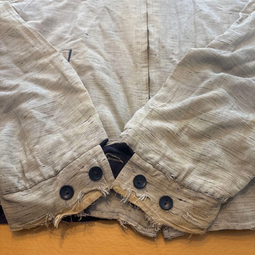 ギャバジャン　カスリ　50s リバーシブル　ジャンク　ヴィンテージ