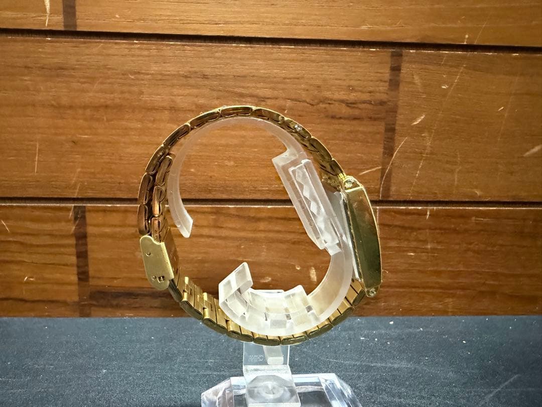 インゴッド純金腕時計　エルジン製　スクエア 24K ウォッチ