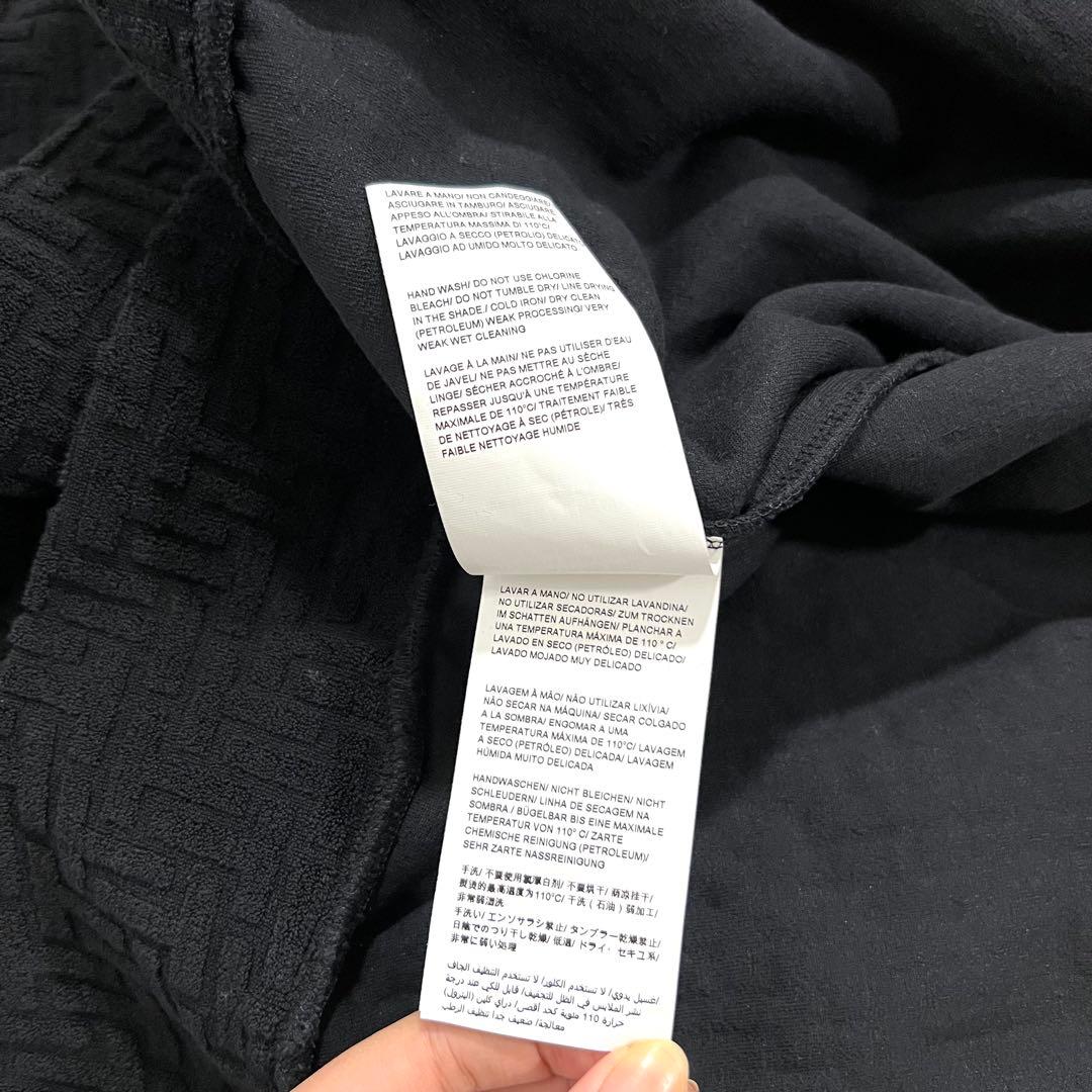 タトラス DOVINO 2024年製 ダブルジップ パーカー 黒 ブラック M