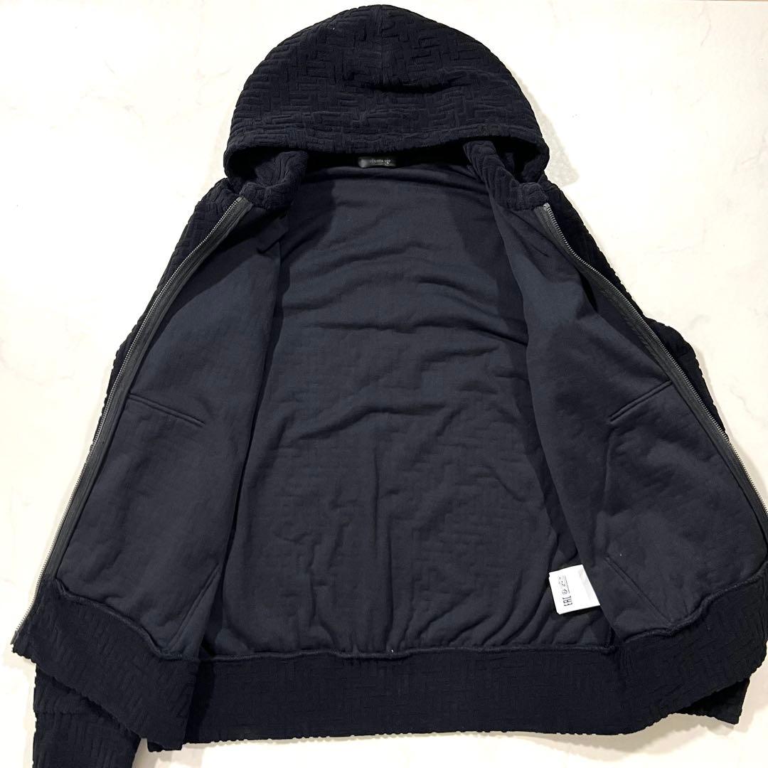 タトラス DOVINO 2024年製 ダブルジップ パーカー 黒 ブラック M