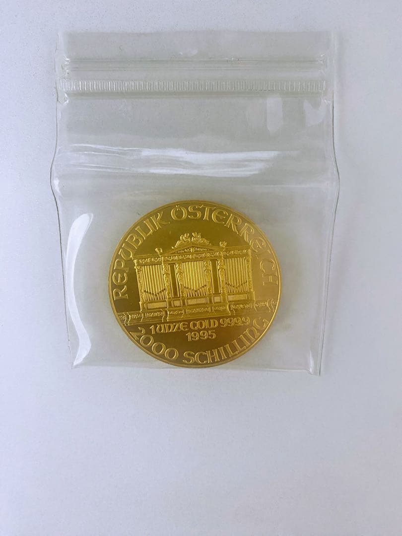 傷なし【美品】1955年物 オーストリア ウィーン金貨 1オンス 純金 24金