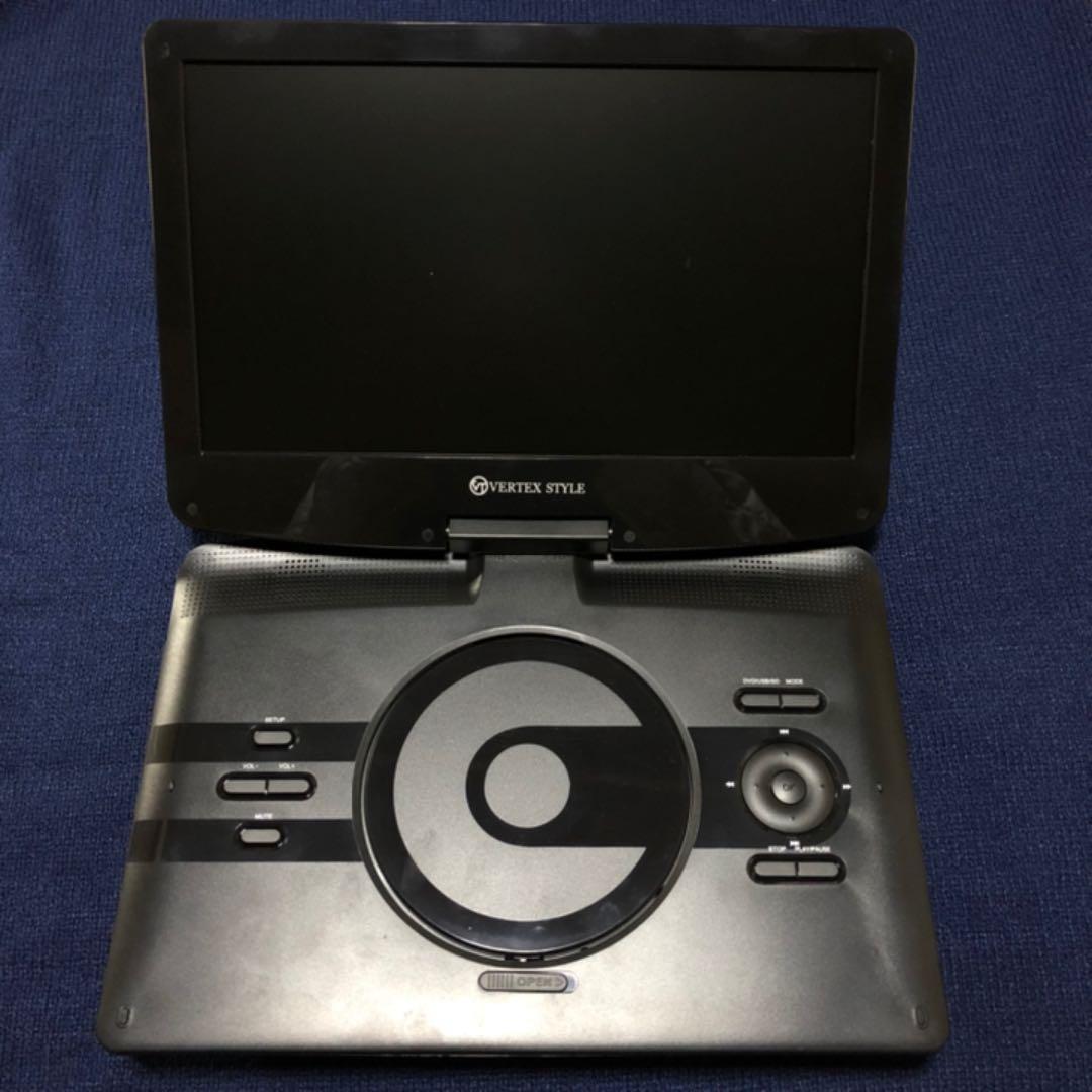 VERTEX STYLE　ポータブルDVDプレイヤー　PDVD-V0131