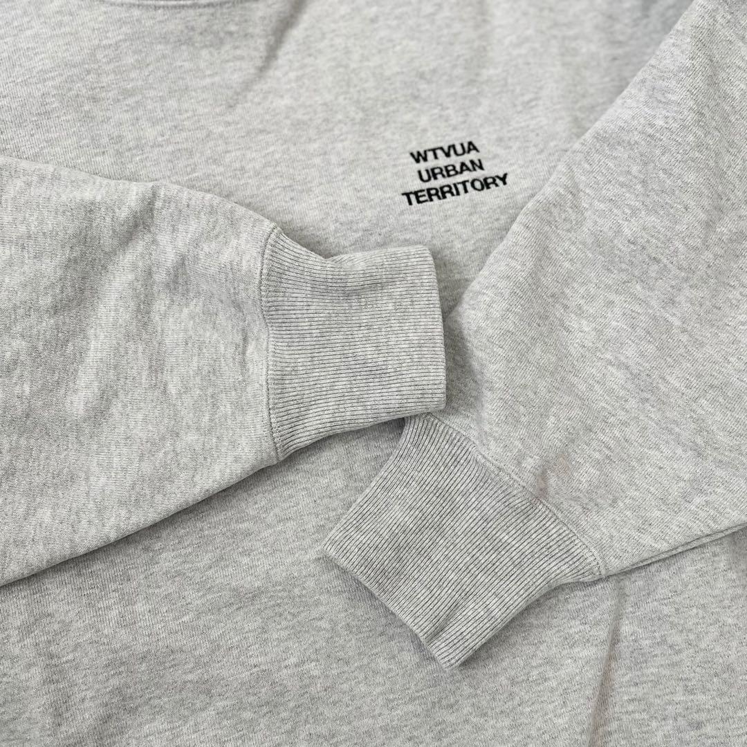 WTAPS スウェット02 WUT SWEATER COTTON グレー
