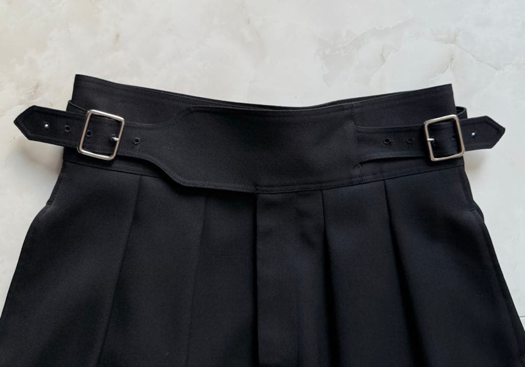 THE RERACS ザリラクス　グルカスカート 38 黒