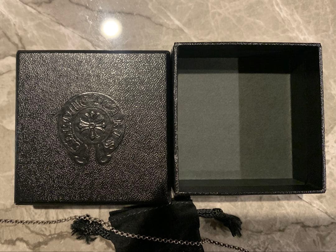 Chroe Hearts シルバーチェーンネックレス ポーチ・箱付き