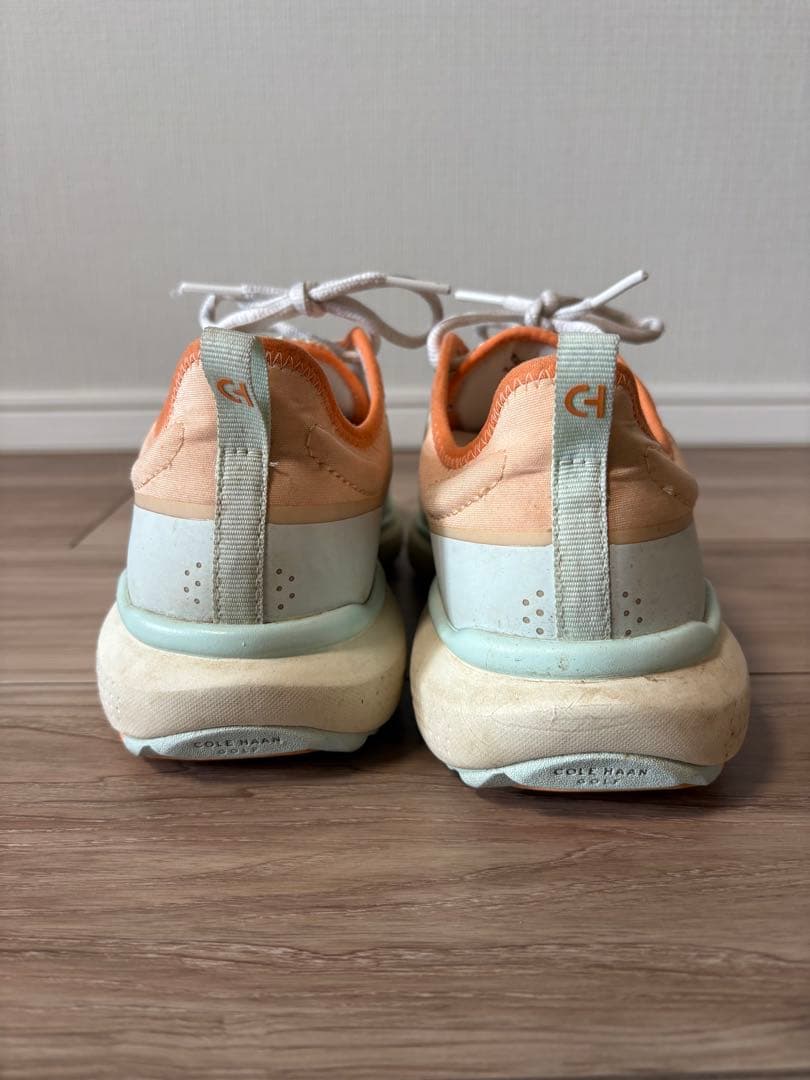 ココ コールハーン ゴルフシューズ 24.5 7 1/2ホワイト/オレンジ