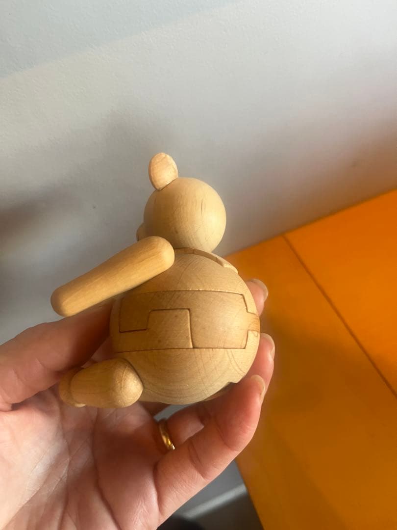 ギュンターライヒェル　Gunter Reichel ドイツ　木製　立体パズル　熊