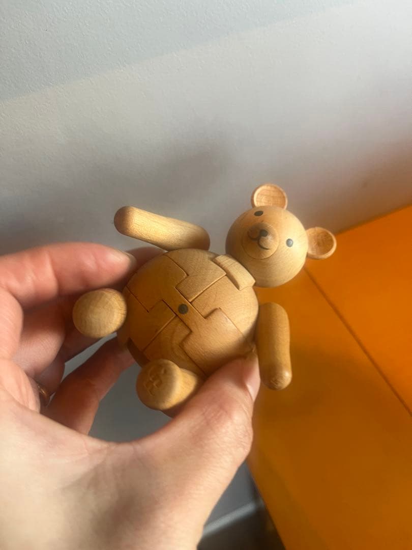 ギュンターライヒェル　Gunter Reichel ドイツ　木製　立体パズル　熊