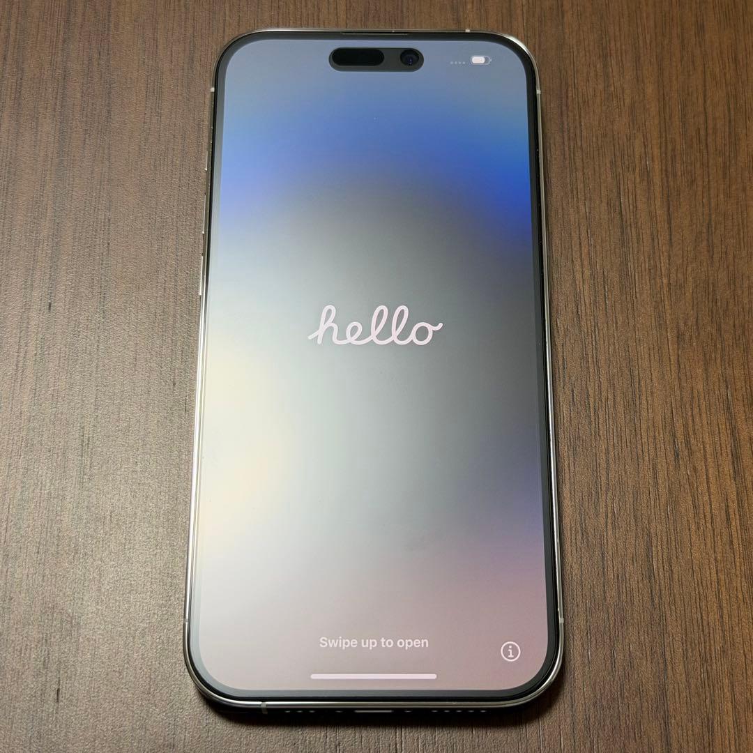 【美品】Apple iPhone 14 Pro 1TBシルバー本体 SIMフリー