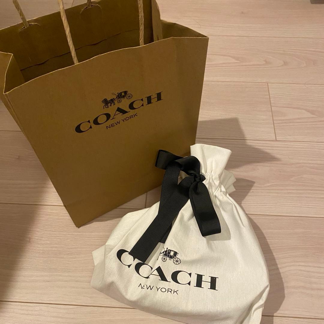 【新品未使用】COACH ラージ ジュエリー ボックス シグネチャー キャンバス
