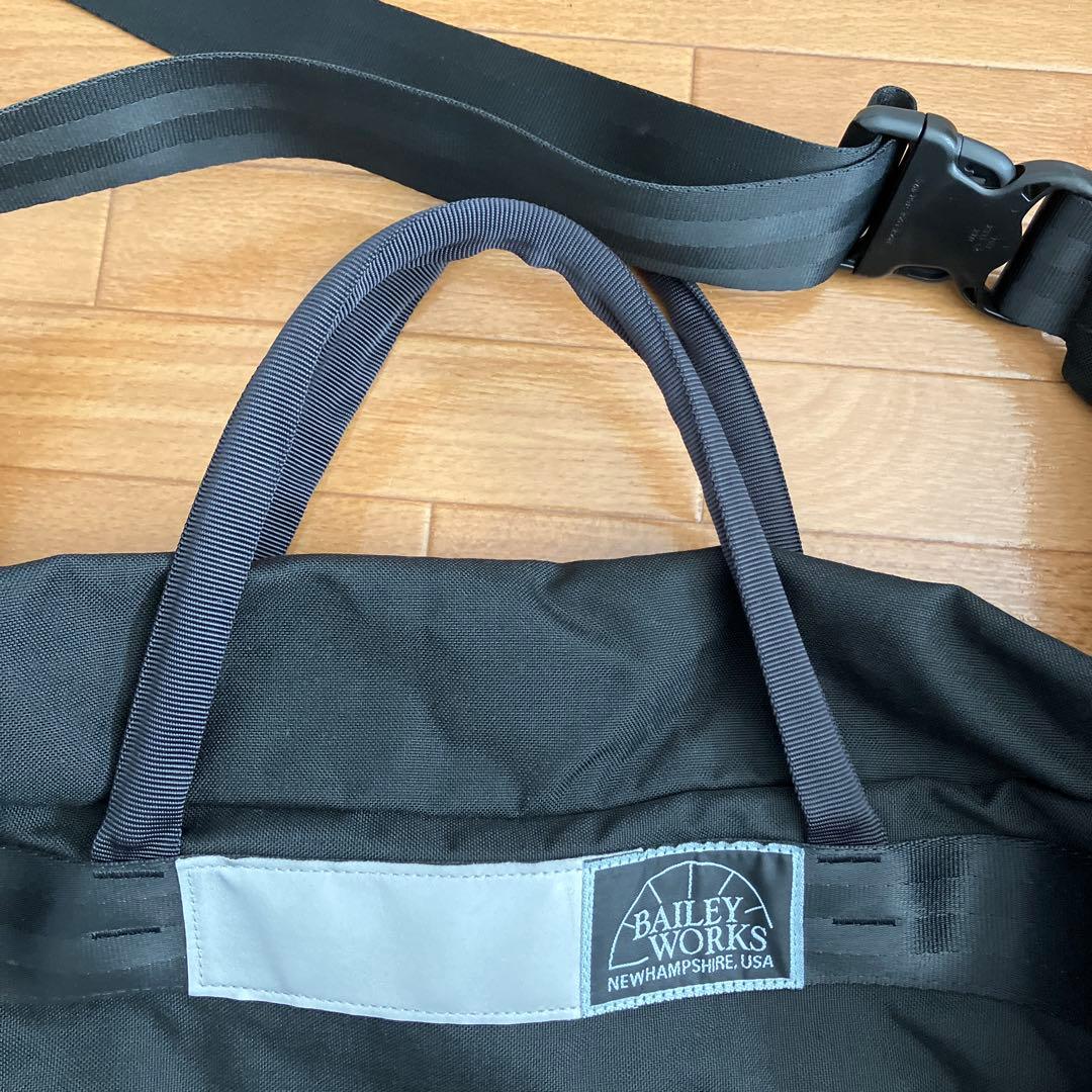 BAILEY WORKS ホエールマウス ダッフルバッグ ブラックM USA製