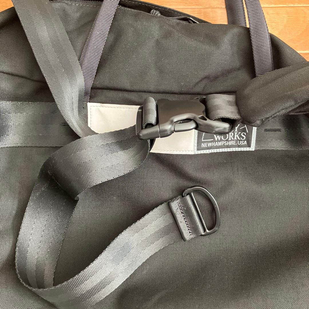 BAILEY WORKS ホエールマウス ダッフルバッグ ブラックM USA製