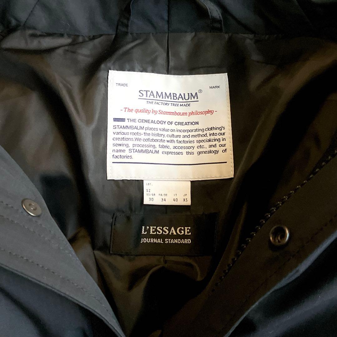 美品 STAMMBAUM×レサージュ別注 ショートダウンジャケット ドロスト