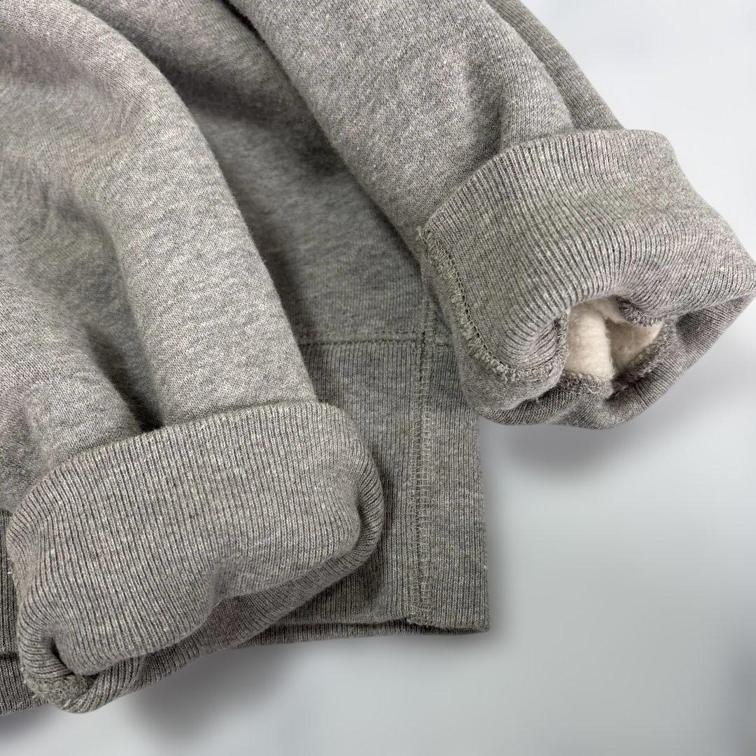 ✨kolor カラー20AW 裏起毛レイヤードスウェットパーカー グレーM