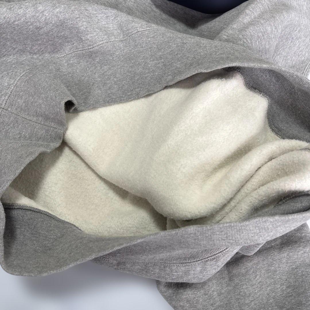 ✨kolor カラー20AW 裏起毛レイヤードスウェットパーカー グレーM