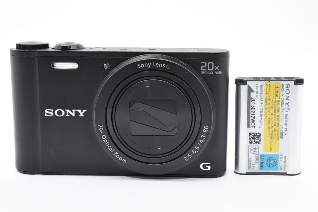 【動作品/Wi-Fi】SONY Cyber-shot DSC-WX350 黒