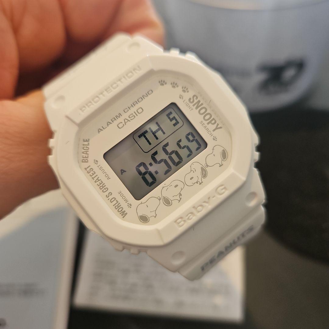 CASIO BABY-G スヌーピー ホワイト