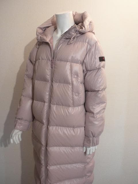ミスティ『ピューテリー』◆優美スモークピンク！希少ロングダウンコート！42
