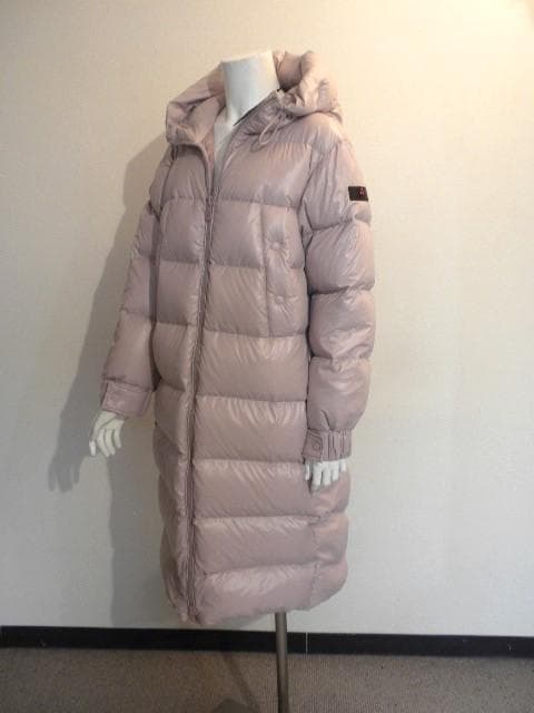 ミスティ『ピューテリー』◆優美スモークピンク！希少ロングダウンコート！42