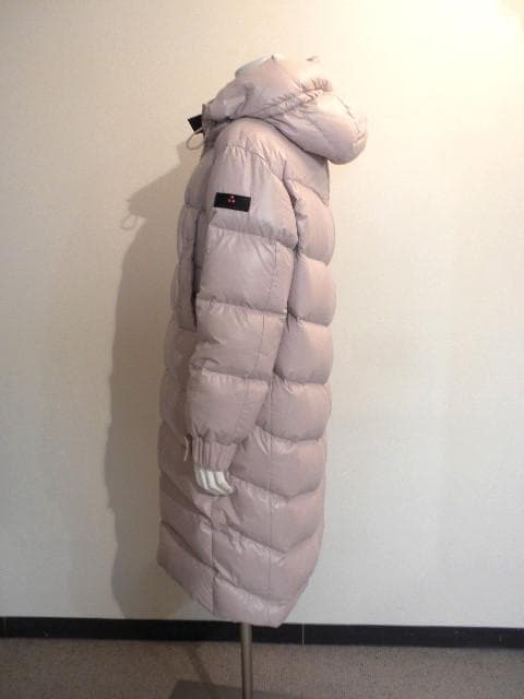 ミスティ『ピューテリー』◆優美スモークピンク！希少ロングダウンコート！42