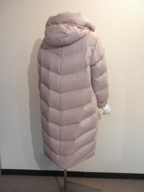 ミスティ『ピューテリー』◆優美スモークピンク！希少ロングダウンコート！42