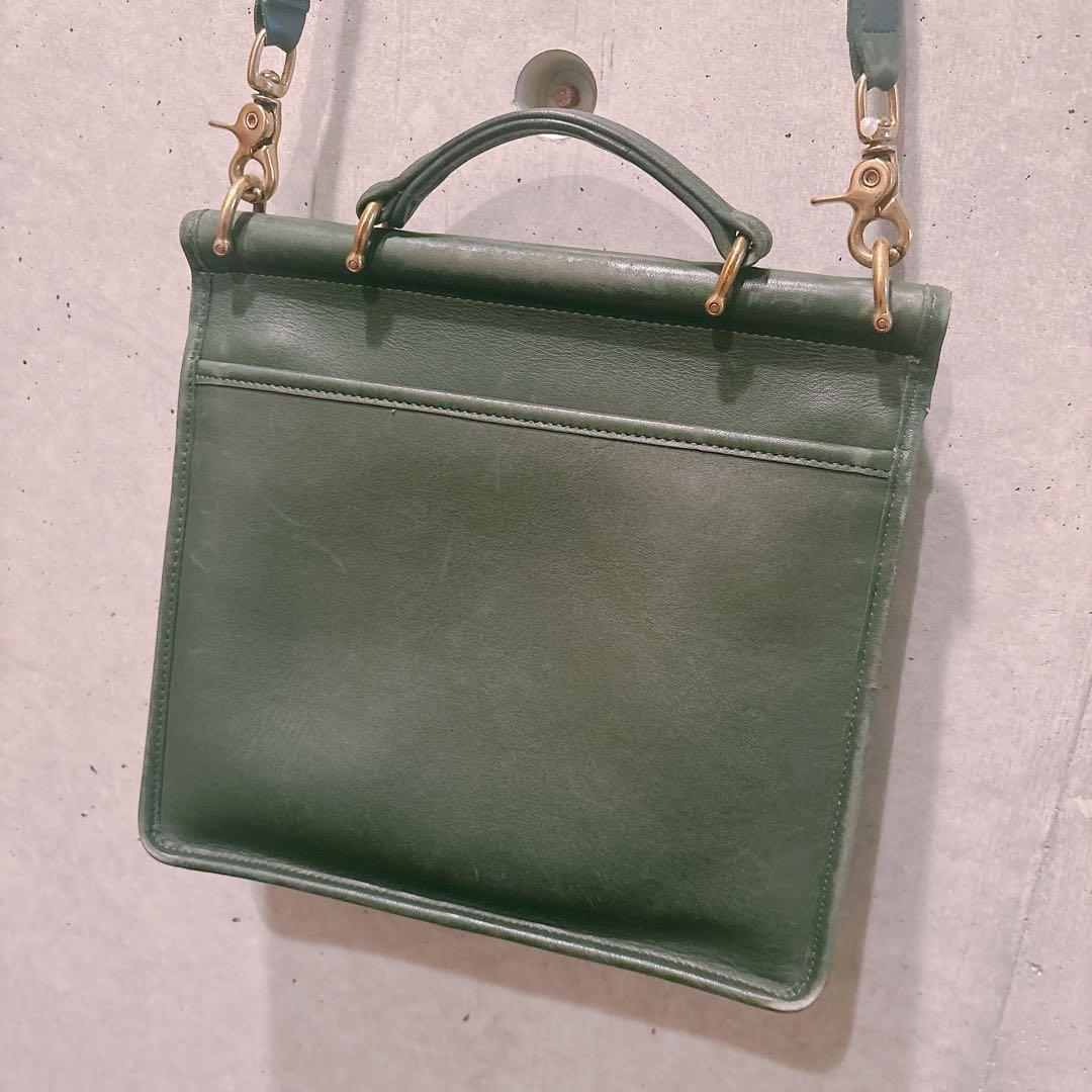 オールドコーチ COACH ウィリス ショルダーバッグ ダークグリーン