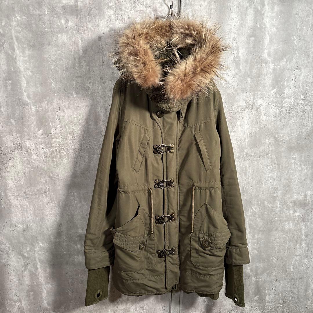 【00s_Archive】ギャル鬼ファーModsCoat平成グランジY2K