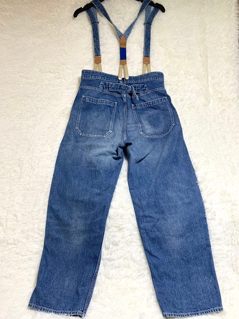 RNA☆ R3827 フレンチワークサスペンダーパンツ M